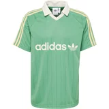 Adidas Majica svetlo rumena / svetlo zelena / bela