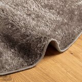  ISTAN s visokim vlaknima i sjajnim izgledom sivi Ø 200 cm | shoptok.hr