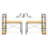 Modern Home Stol Kombinacije Drva i Metala | shoptok.hr