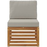  Srednja sofa za van Čvrsto drvo akacije Prirodna | shoptok.hr