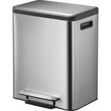 EKO Zbiralnik odpadkov s pedalom, prostornina 30 l, ŠxVxG 404 x 492 x 321 mm, nerjavno jeklo, enojni zbiralnik Cene