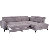 Premium Living sedežna garnitura barletta, siva, ležišče, predal | Shoptok.si