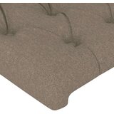  Posteljni okvir z vzglavjem taupe 80x200 cm blago, (20902916) | Shoptok.si