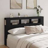  Uzglavlje crno 180x18 5x103 5 cm konstruirano drvo | shoptok.hr