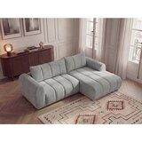Bobochic Paris Svetlo siva kotna sedežna garnitura (desni kot/z ležalnikom) Nesty – | Shoptok.si