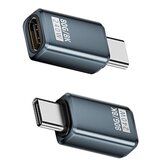 INF 240W 80Gbps USB-C ženski na moški adapter - ravni priključek (2 kosa) Grey, (5000291464) | Shoptok.si
