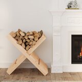 vidaXL Stojalo za drva 47x39,5x48 cm trdna borovina Cene