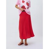 Reserved Midi suknja s pojasom - crvena | shoptok.hr