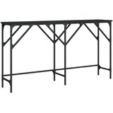  Konzolni stol crni 140 x 29 x 75 cm od konstruiranog drva | shoptok.hr