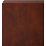 Profil za rubove vrta 10 kom. 100 x 20 x 15 cm Otporni čelik Slike