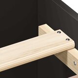  Okvir kreveta s uzglavljem i podnožjem crni 150 x 200 cm | shoptok.hr