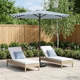  Vrtni Parasol s Podnožjem Pravokutni 2,7 x 2,7 m Poliester Plava 270 x 270 cm Cijene