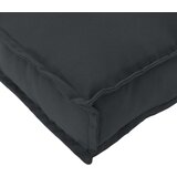 Vanjski jastuk Set od 6 Crna Poliester 40 cm x 40 cm x 8 cm | shoptok.hr