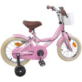 vidaXL Otroško Kolo 14 Palcev za 3-5 let Svetlo roza - - roza - 11.3 - 104 x 51 x 73 cm - 2025--v1 | Shoptok.si