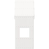 Krov za dječji krevet bijeli 55x84x132 cm masivna borovina | shoptok.hr