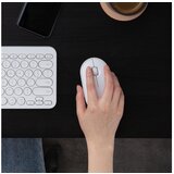 Logitech PEBBLE M350 brezžična Bluetooth optična bela miška | Shoptok.si
