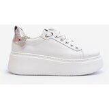 CheBello Leather Women's Sneakers with Bracelet 4406 White | shoptok.hr