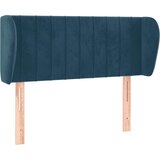  Uzglavlje s ušima tamnoplavo 103x23x78/88 cm baršunasto | shoptok.hr