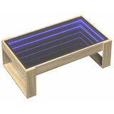  Stolić s beskonačnim LED svjetlima boja hrasta 90x53x30 cm | shoptok.hr