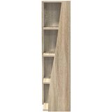  Kutni ormarić Sonoma hrast 27,5x27x102cm Konstruirano drvo | shoptok.hr