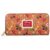 Loungefly disney ginger bread aop zip around wallet cene