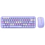 Wireless Keyboard+Mouse Bean ljubičasti