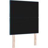  LED glava kreveta Tamno plava 80 cm Baršun | shoptok.hr