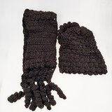 Kapa i šal ženski-braon C07010 | ePonuda.com