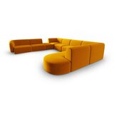 Milo Casa Senf žuta baršunasti kutna garnitura (s lijevim kutom/u obliku slova "U") Paolo – | shoptok.hr