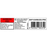 Gembird BHP-EARBUDS-PRO*(ANC) bluetooth V5.3, 16ohm, 45/380mAh slusalice, ANC/ENC noise r.Touch(1539 | ePonuda.com