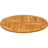 vidaXL Stolna ploča Ø80x2,2 cm okrugla od masivnog bagremovog drva | shoptok.hr