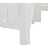 vidaXL Paravan 4-delni bel trden les pavlovnije | Shoptok.si
