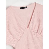 Sinsay Bluza s V izrezom i naborima sprijeda | shoptok.hr