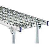 Gura Krivina 90°, aluminijast okvir z jeklenimi valjčki, širina proge 300 mm, osni razmak 100 mm | Shoptok.si