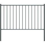  Ogradni panel Woerden sa stupovima čelik 1,7x1 m antracit boje | shoptok.hr