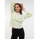 Orsay Green and White Women's Striped Sweater with Wool - Women | shoptok.hr