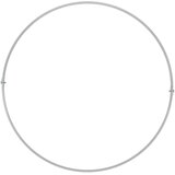  Prsten za saksiju Bijelo 40 x 40 x 20 cm Čelična vrata | Eponuda.com