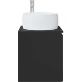  Umivaonik s policom Crna 49,5 x 44,5 x 66 cm Konstruirano drvo | shoptok.hr