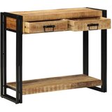 Konzolna stolica Smeđa 90 x 33 x 75 cm Čvrsto drvo manga | Eponuda.ba
