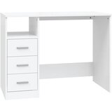 Maison Chic Pisalna miza - pisarniška miza - Računalniška miza s predali bela 102x50x76 cm inženirski les, (21785313) Cene