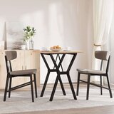 vidaXL Blagovaonski stol Y-oblika 60x60x75 cm od borovine i željeza | shoptok.hr