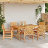  Stolac za blagovanje 6 pcs Prirodna 62.5 x 59 x 89 cm | shoptok.hr
