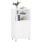  Visoka komoda bijela 60x36x110 cm od konstruiranog drva | shoptok.hr