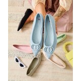 Resti Blue women's pointed-toe ballerinas with embellishment on the nose Tidita | ePonuda.com