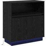  LED komoda Crni hrast 71 x 34,5 x 75 cm Konstruirano drvo | shoptok.hr