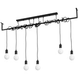 Sollux Lighting Lestenec SALAMANCA 6 črna, (21348383) Cene