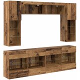  Set zidnog ormarića za TV 6 pcs Staro drvo Konstrukcijsko drvo | Eponuda.com