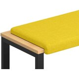  Jastučić za klupu Tkanina Svijetlo žuta Dubina 35 cm - Svjetložuta 60 x 38 x 6 5 cm | shoptok.hr