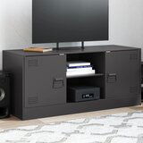 TV ormarić crni 99 x 39 x 44 cm čelični | shoptok.hr