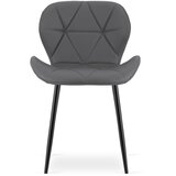 Mango stolica - siva eko koža / crne noge x 3 | shoptok.hr